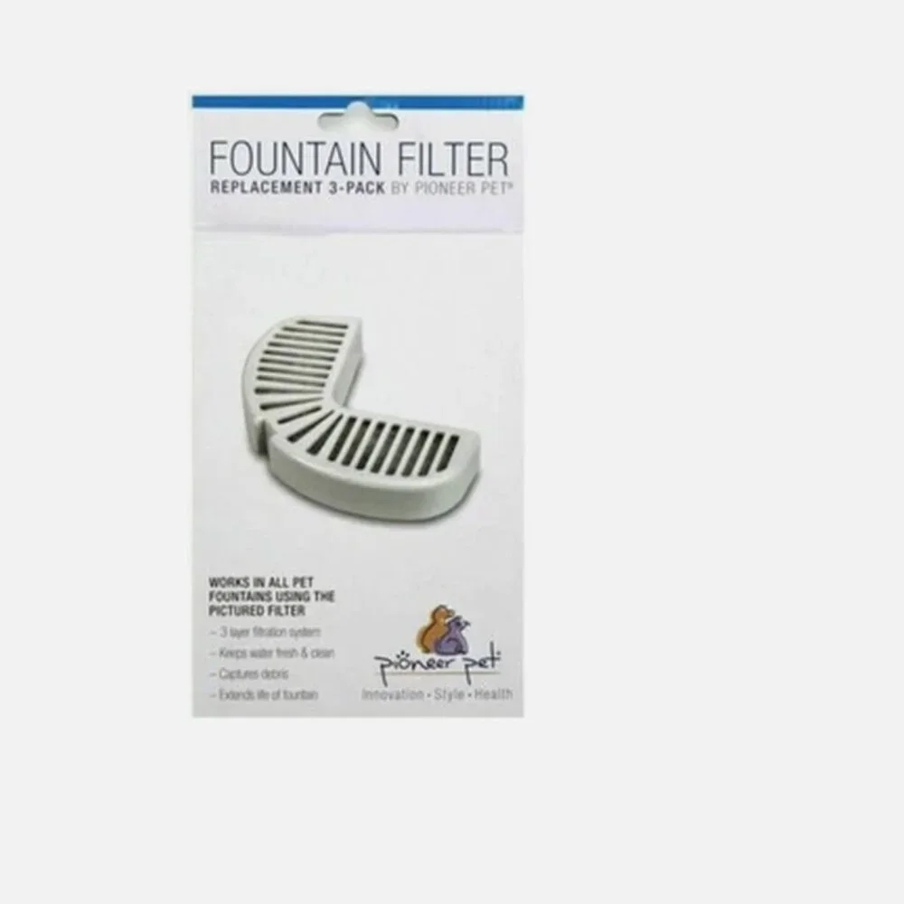 Pet Fountain Replacement Filter Lot of 2Packs wth 3 filters by Pioneer Pet NIP